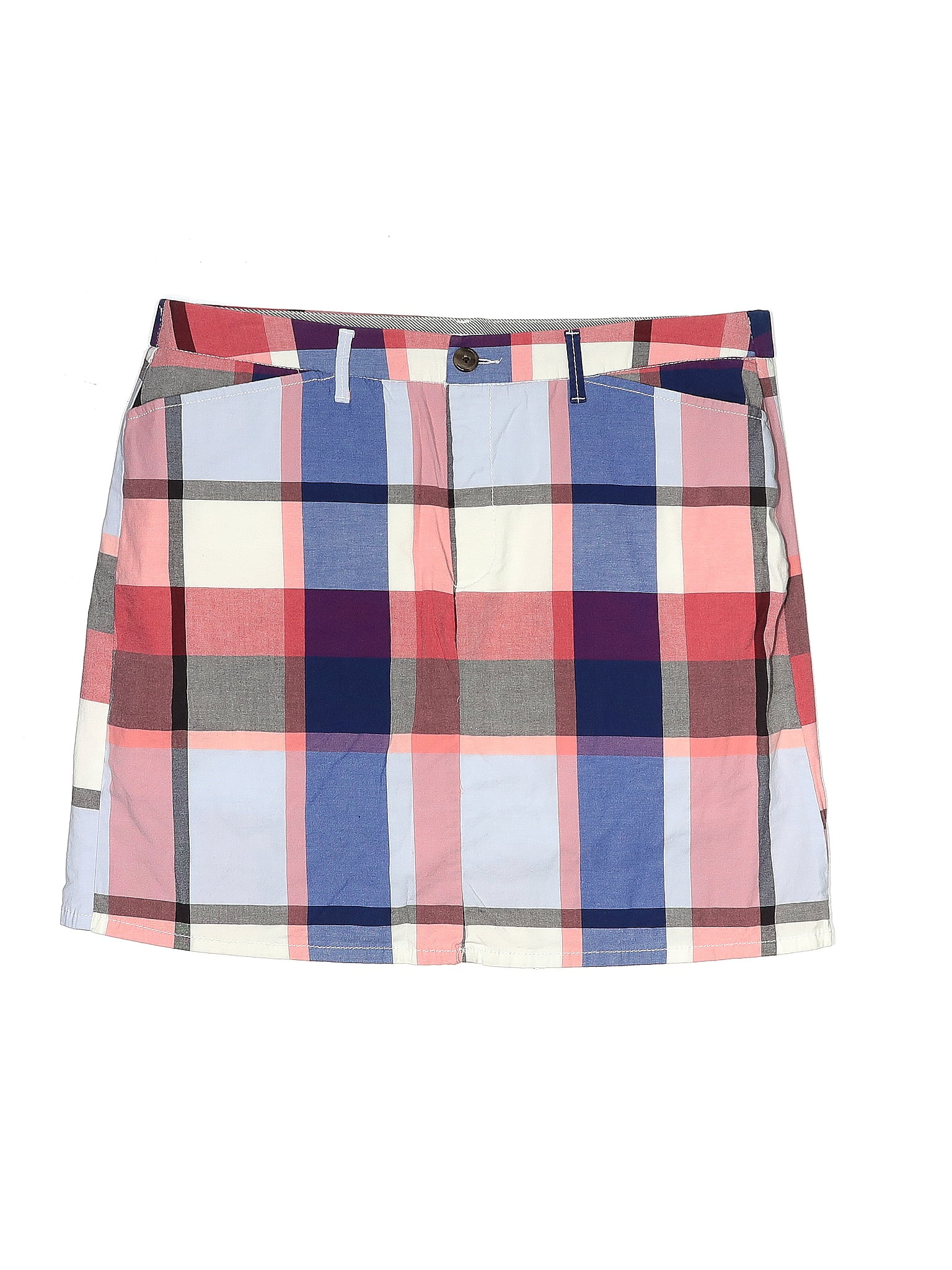 Croft & Barrow Plaid Multi Color Blue Skort Size 16 - 44% off | thredUP