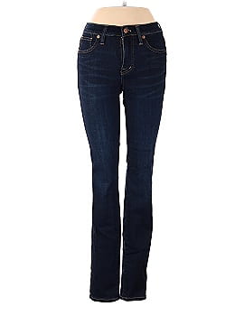 Madewell Tall 9" Mid-Rise Skinny Jeans in Larkspur Wash: TENCEL&trade; Denim Edition (view 1)