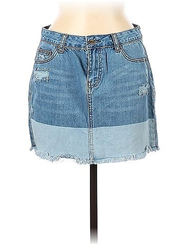 True Craft Denim Skirt (view 1)