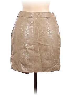 Nicholas Faux Leather Skirt (view 2)