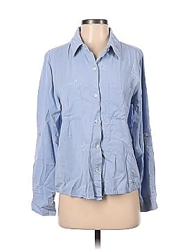 Mod On Trend Long Sleeve Button-Down Shirt (view 1)