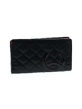 CHANEL Cambon Ligne Black Quilted Lambskin Zip Around Wallet