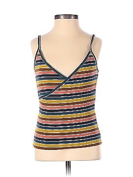 Madewell Wrap Cami Top in Stripe (view 1)