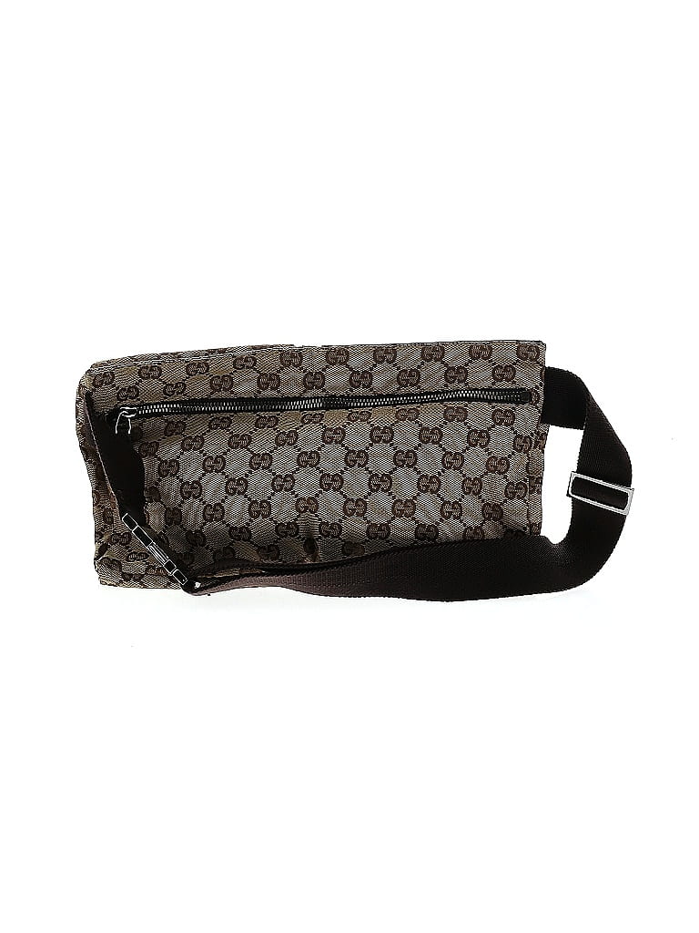 Gucci 100% Canvas Multi Color Tan GG Canvas Waist Pouch One Size - photo 1