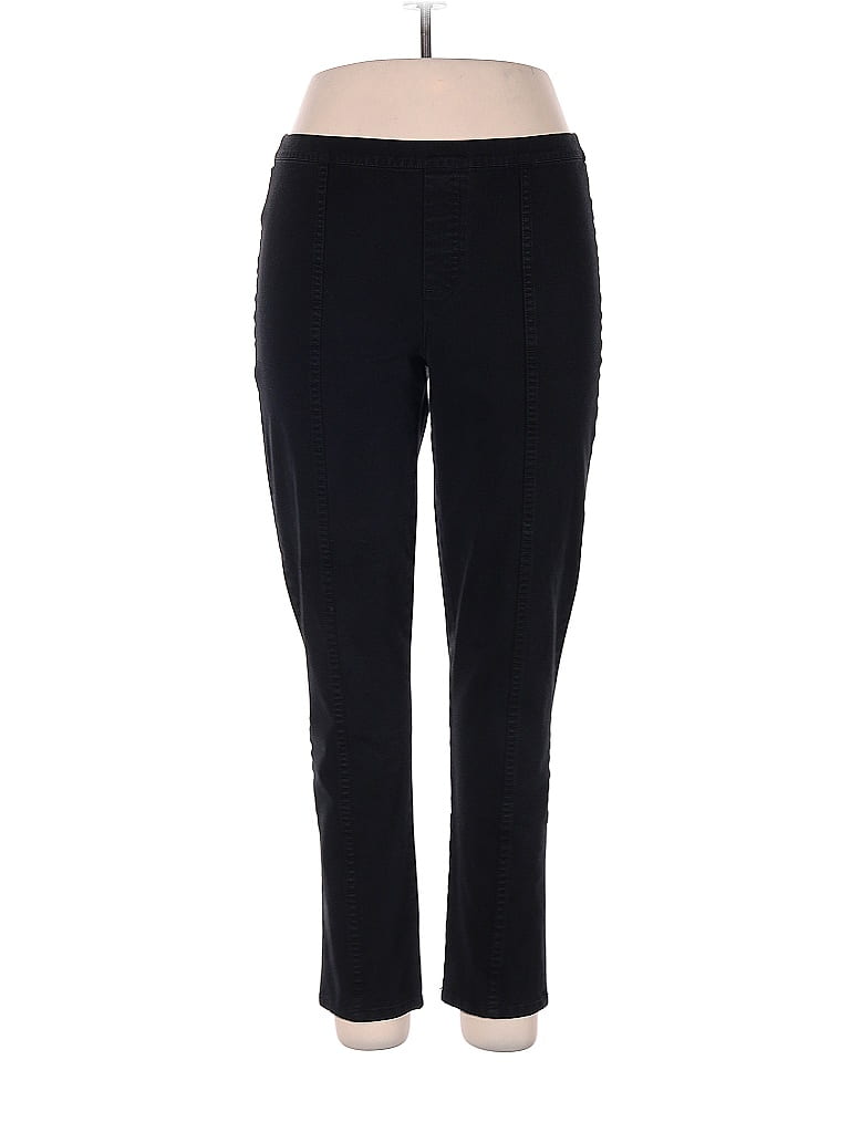 Isaac Mizrahi Black Casual Pants Size 14 (Tall) - photo 1