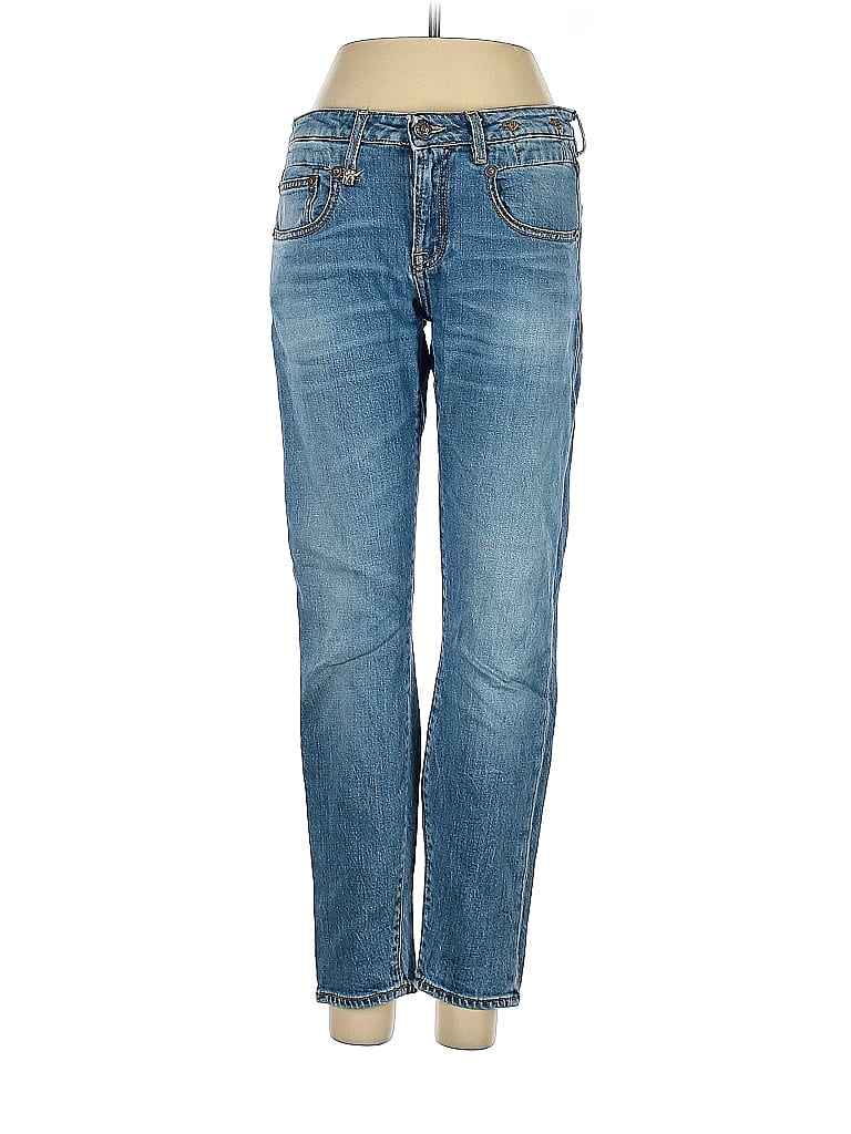 R13 Solid Blue Jeans 27 Waist - 83% off | thredUP