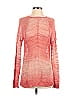 Haute Hippie Chevron-herringbone Color Block Pink Pullover Sweater Size S - photo 1