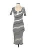 Ganni Stripes Black Casual Dress Size XXS - photo 1