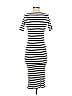 Ganni Stripes Black Casual Dress Size XXS - photo 2