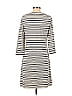 Ellie Kai Stripes Gray Ivory Casual Dress Size 2 - photo 2