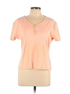 DressBarn Short Sleeve Henley (view 1)