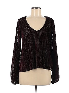 Show Me Your Mumu Long Sleeve Silk Top (view 1)