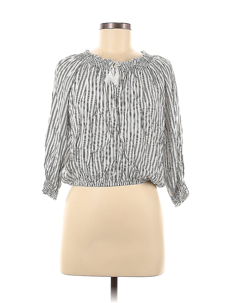 Click to view more detailed imagery on our partner's website Pre-owned Faithfull The Brand Long Sleeve Blouse In White