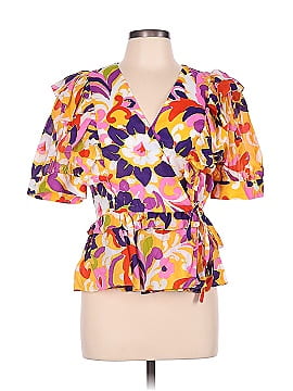 J.Crew Collection Short Sleeve Blouse (view 1)