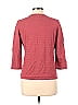 Ann Taylor Factory 100% Cotton Checkered-gingham Color Block Pink Cardigan Size L - photo 2