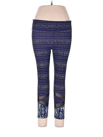 GAIAM Multi Color Purple Active Pants Size XL - 57% off