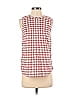 J.Crew Red Tan Sleeveless Blouse Size 00 - photo 1