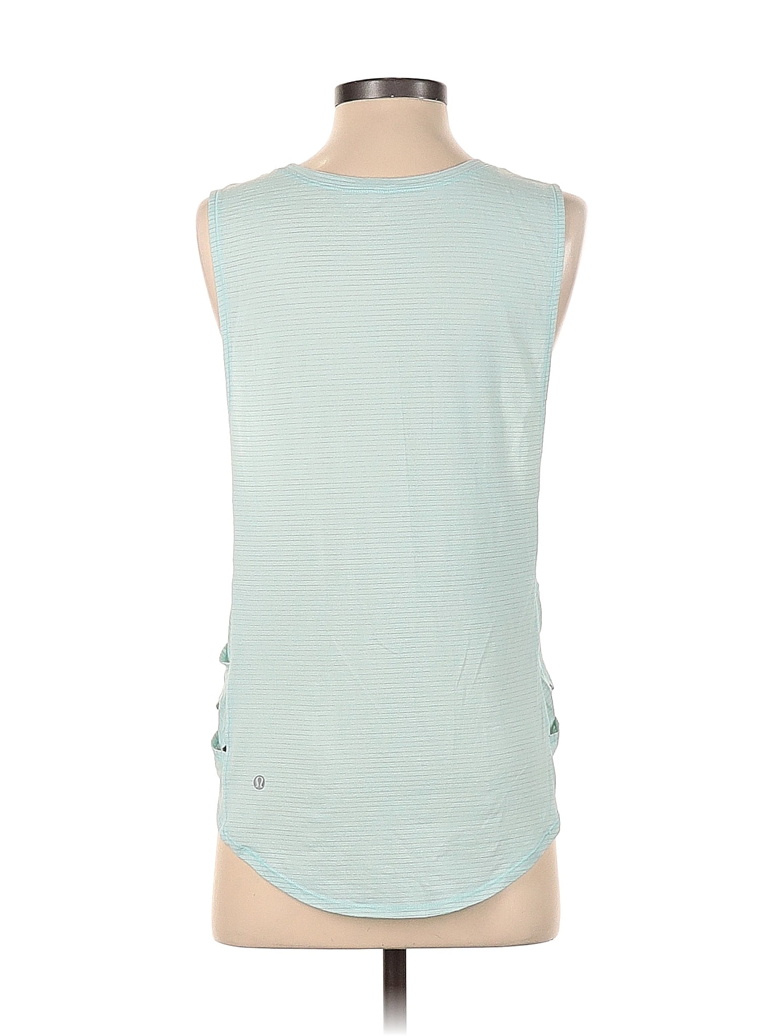 Lululemon Athletica Stripes Teal Active Tank Size XS - 54% off