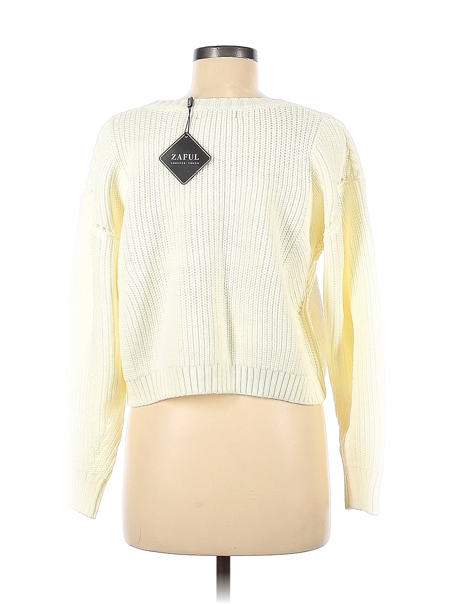 Zaful yellow clearance sweater