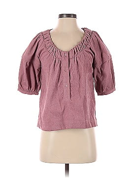 The Shirt by Rochelle Behrens Short Sleeve Blouse (view 1)