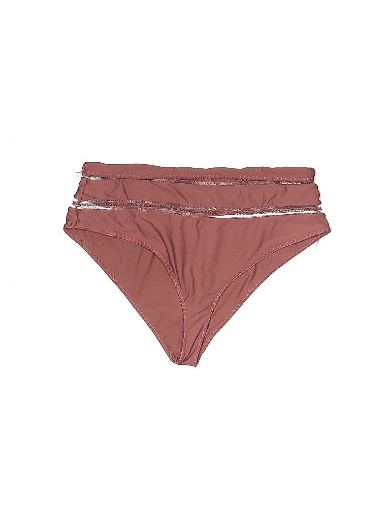 Pre-owned Tularosa Swimsuit Bottoms In Burgundy
