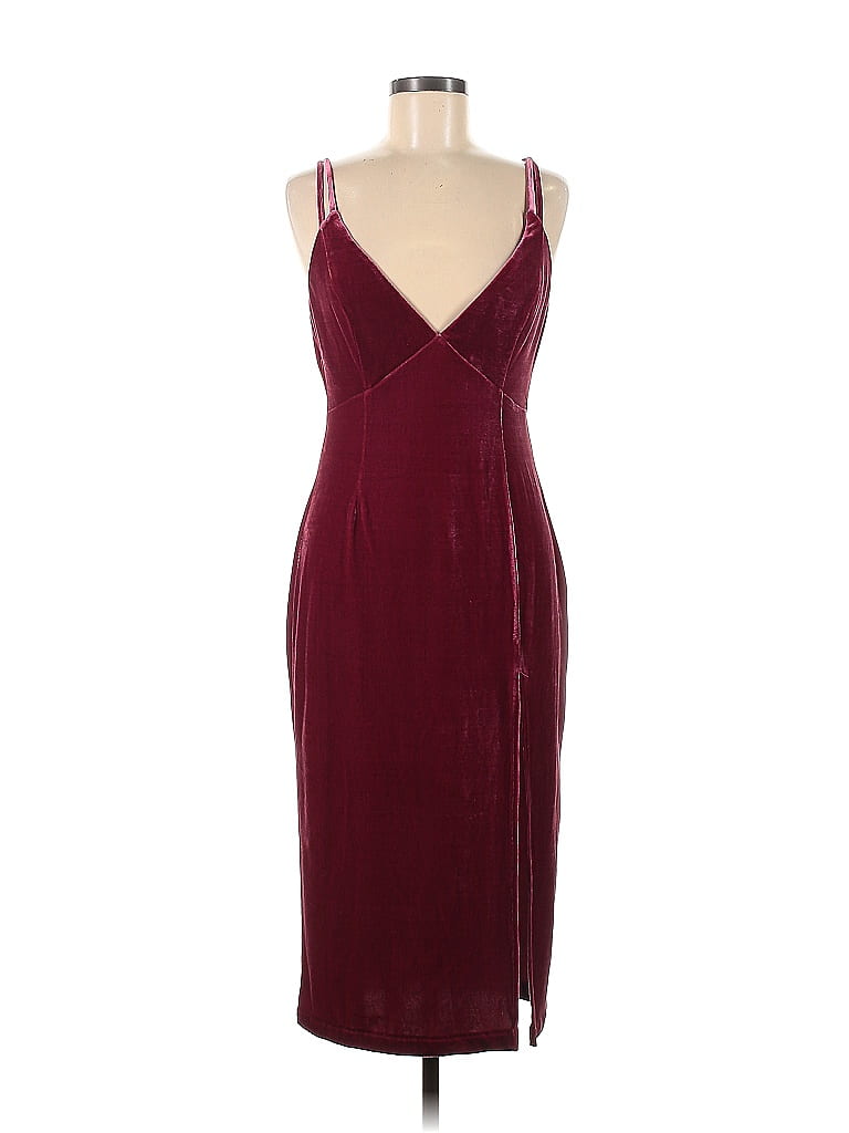 Nbd Solid Maroon Burgundy Casual Dress Size M 79 Off Thredup