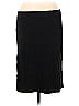 DKNYC 100% Viscose Solid Black Casual Skirt Size L - photo 2