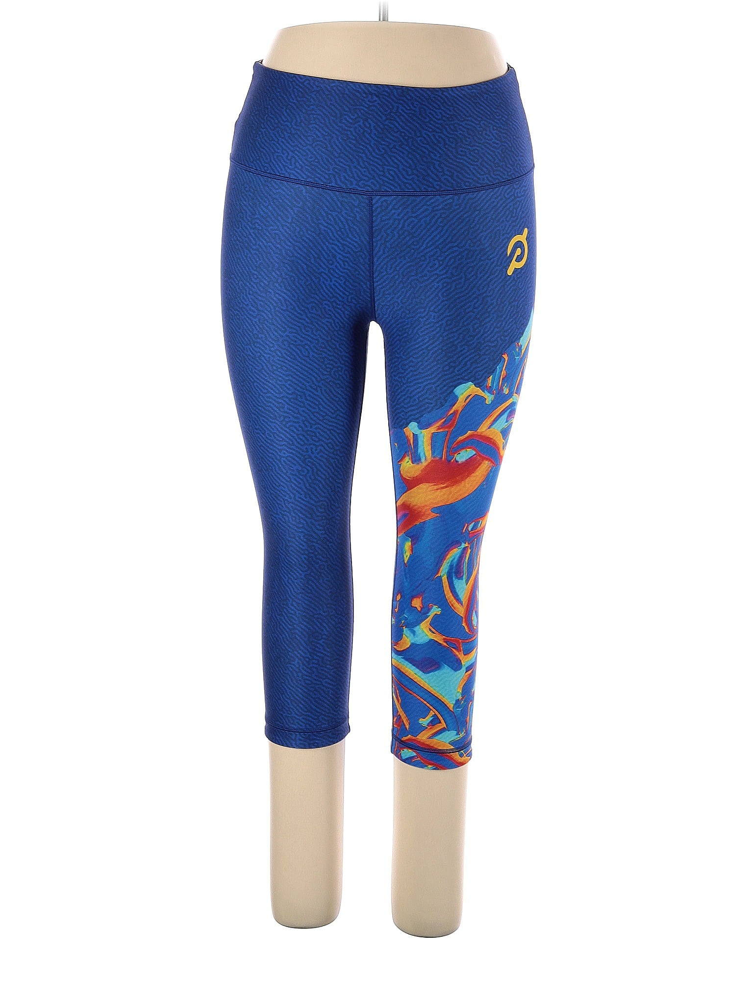 WITH Wear it to Heart Blue Yoga Pants Size XL 71 off thredUP