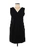 Tommy Hilfiger Solid Black Casual Dress Size 8 - photo 1