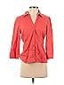St. John's Bay Red Long Sleeve Button-Down Shirt Size M - photo 1
