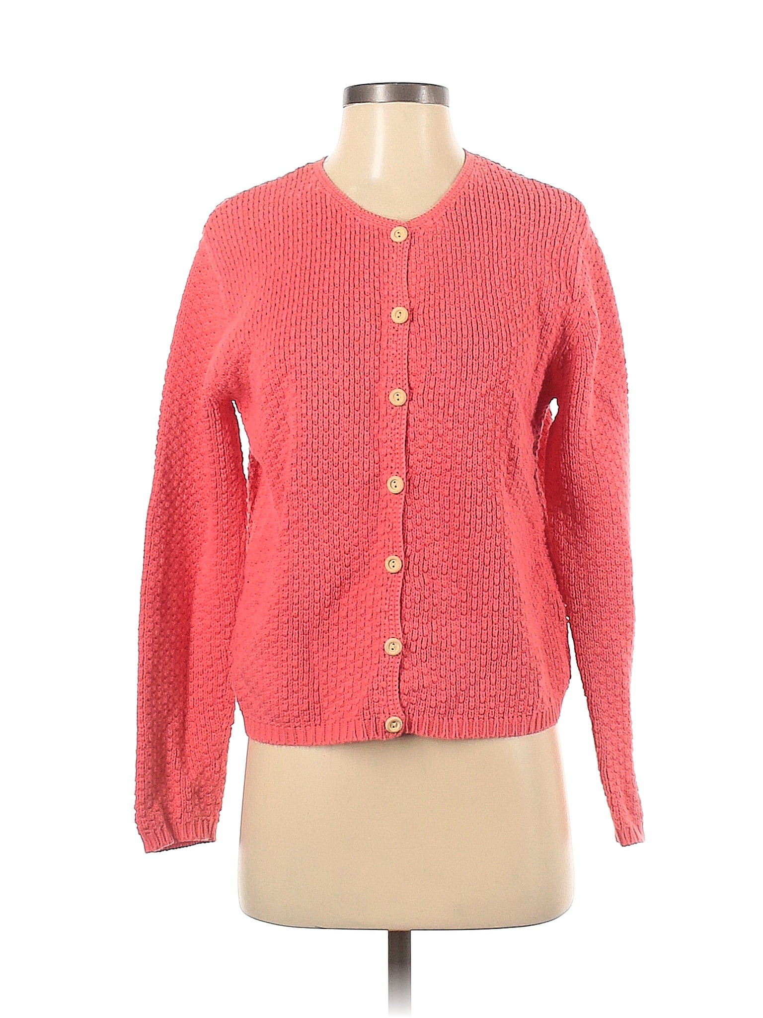 Talbots 100 Cotton Red Cardigan Size S 82 Off Thredup