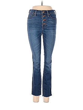 Madewell 10" High-Rise Skinny Crop Jeans: Button-Front TENCEL&trade; Denim Edition (view 1)