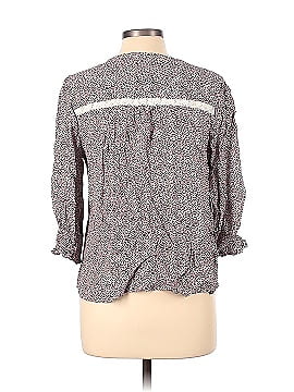 Pale Sky 3/4 Sleeve Button-Down Shirt (view 2)