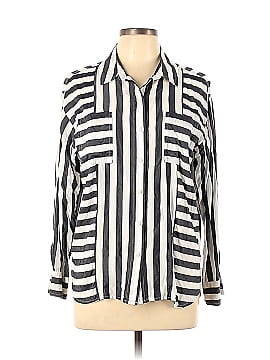 Karl Lagerfeld Paris Long Sleeve Button-Down Shirt (view 1)