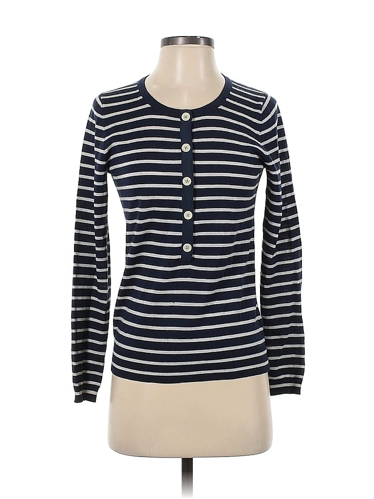 Boden 100% Wool Color Block Stripes Blue Wool Pullover Sweater Size 4 ...