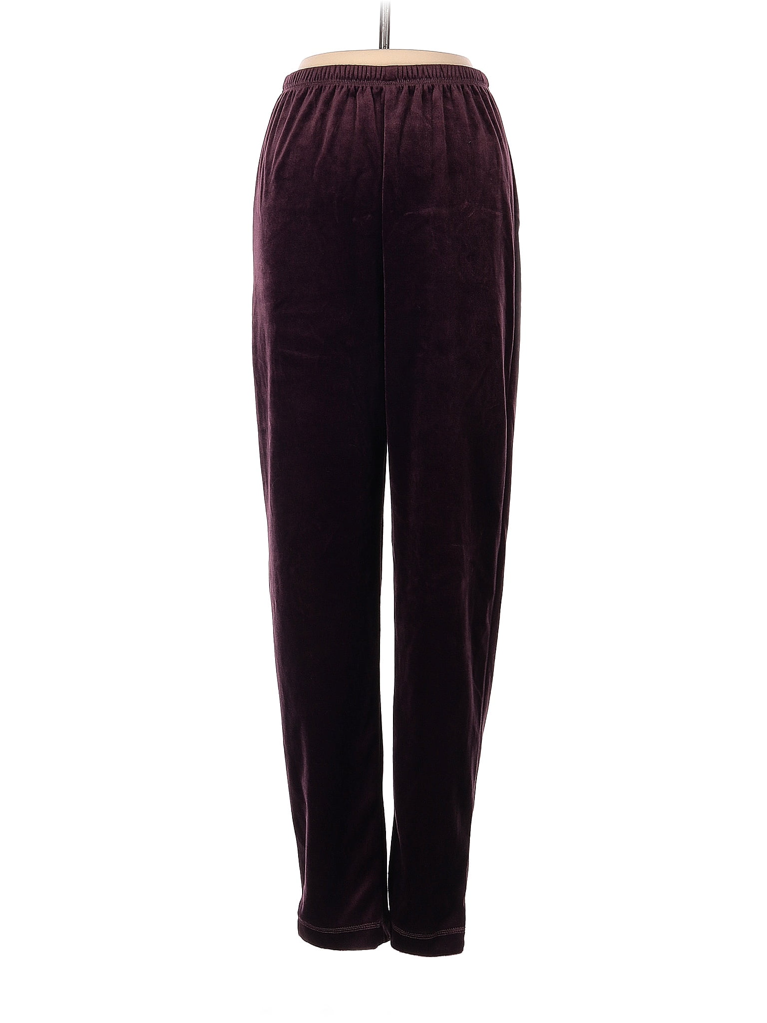 Willow Ridge 100% Polyester Burgundy Velour Pants Size S - 44% off ...