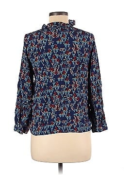 United Bamboo Long Sleeve Silk Top (view 2)