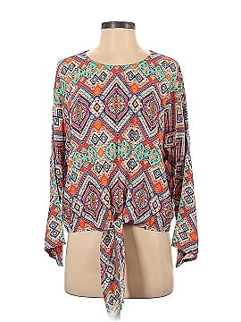 Feathers by Tolani 3/4 Sleeve Blouse (view 1)