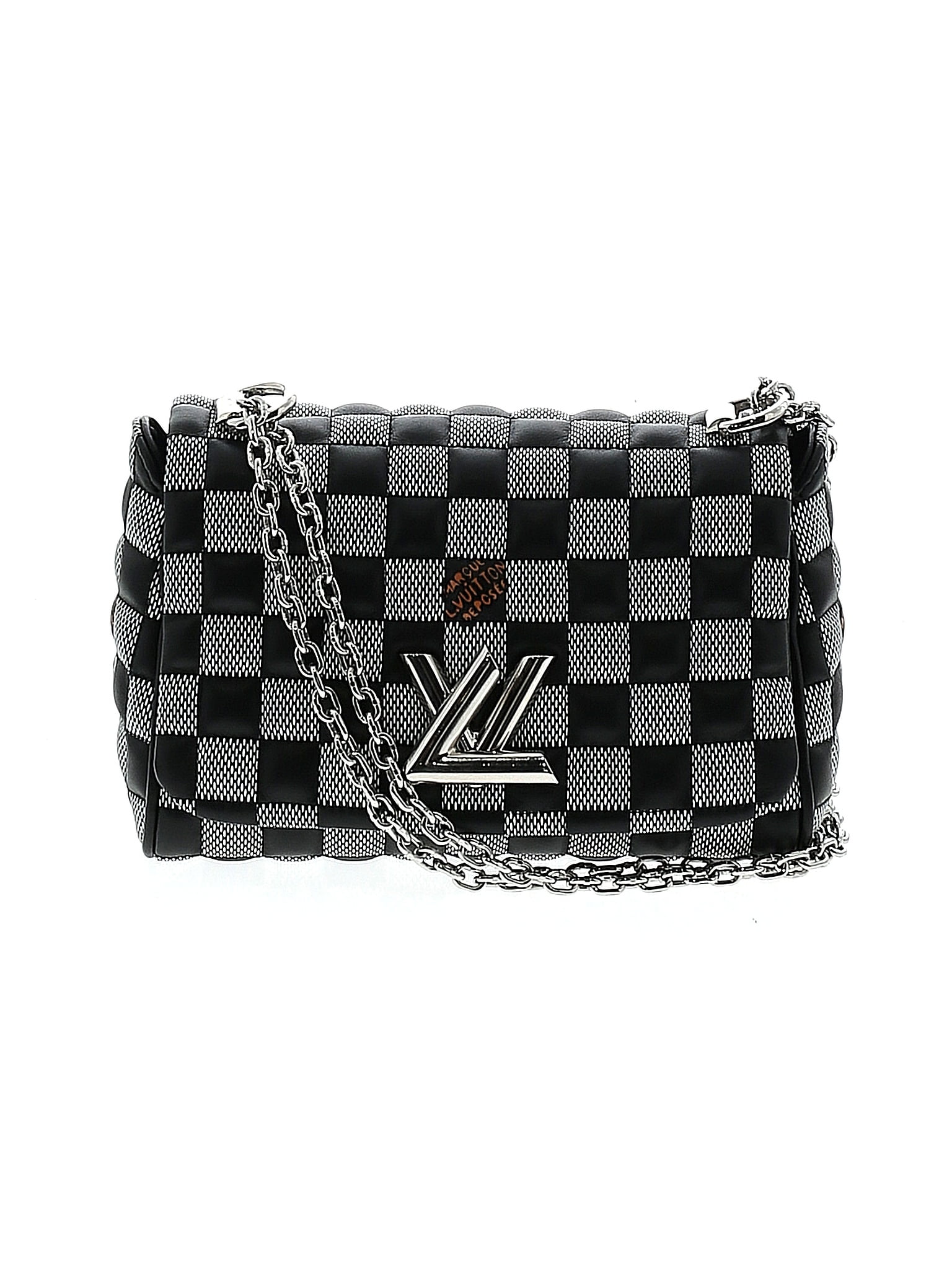 LOUIS VUITTON///Hand Bag/--/Gingham Check/Leather/CRM/W [Designers] De –  2nd STREET USA