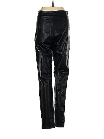 Stradivarius Faux Leather Pants (view 2)