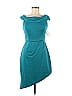 Slate & Willow Solid Blue Cocktail Dress Size M - photo 1