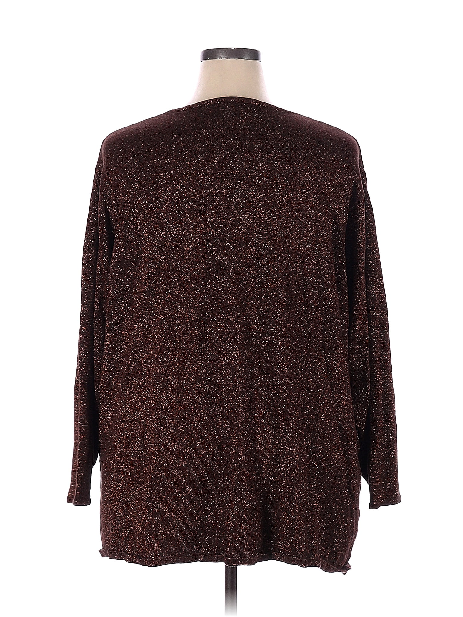 Lane Bryant Color Block Brown Pullover Sweater Size 26 - 28 Plus (Plus) -  64% off