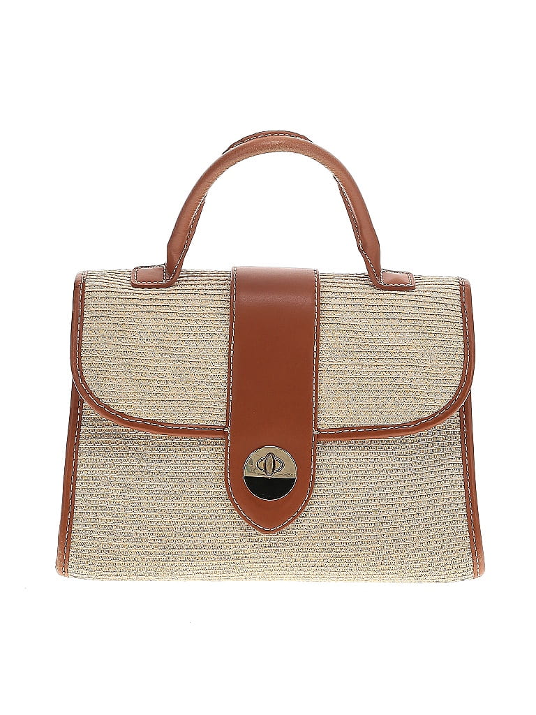 Talbots Color Style Sheet Talbots Color Block Solid Tan Ivory Satchel One Size - 71% off | thredUP