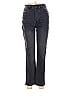 Fashion Nova Solid Gray Black Jeans 28 Waist - photo 1