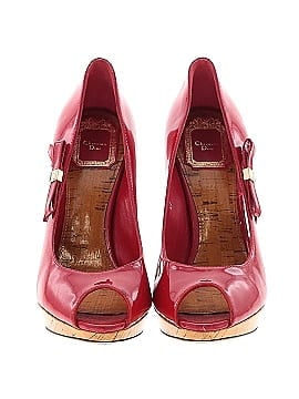 Christian Dior Patent Peep Toe Heels (view 2)