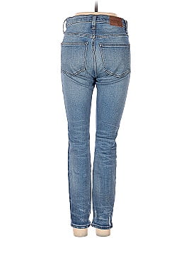 Madewell Petite 9" High-Rise Skinny Jeans: Destructed-Hem Edition (view 2)