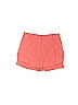 Aryn K. Solid Hearts Color Block Orange Shorts Size S - photo 1