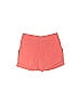 Aryn K. Solid Hearts Color Block Orange Shorts Size S - photo 2