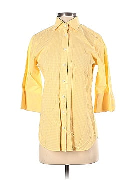 Faconnable 3/4 Sleeve Button-Down Shirt (view 1)