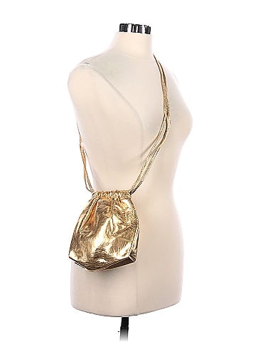 Zara metallic detail bucket bag hot sale